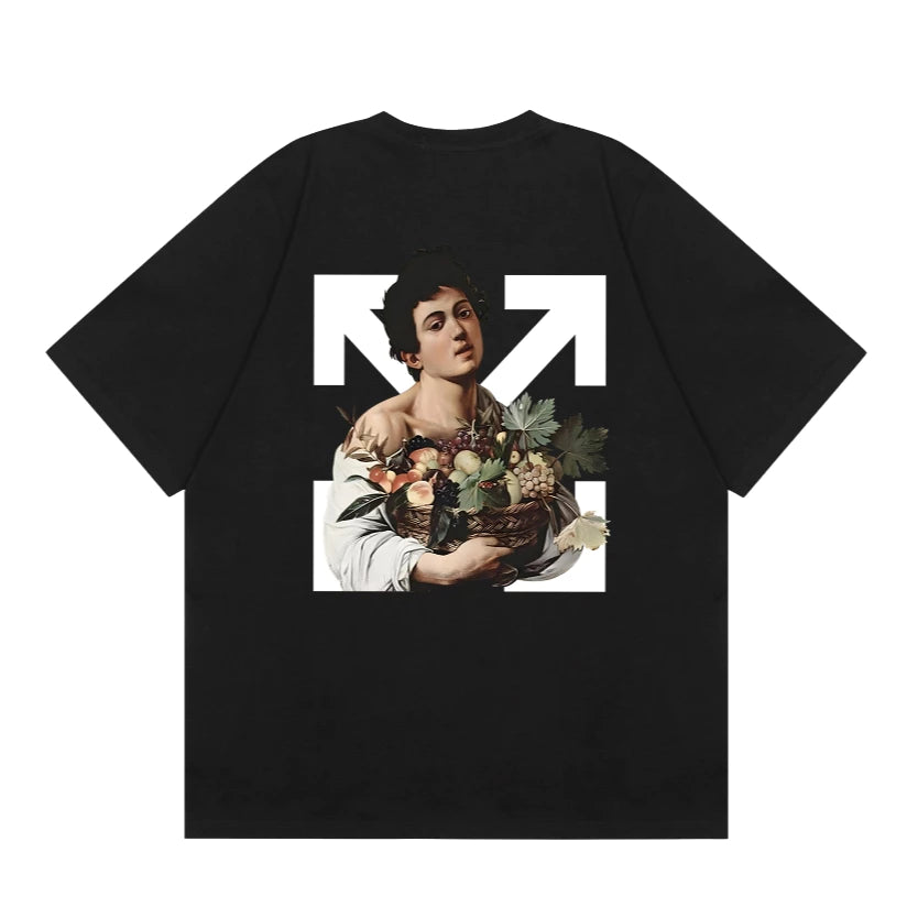 OFF-WHITE BASKET FRUIT TEE - VICE