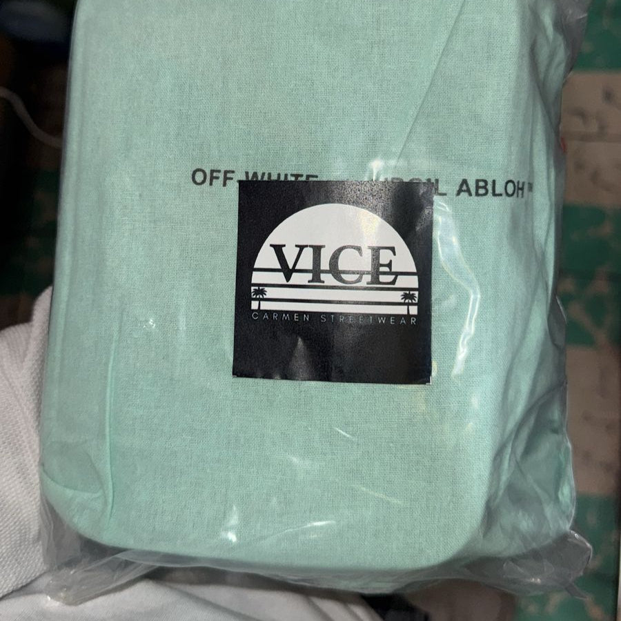 BOLSA OFF-WHITE BLACK