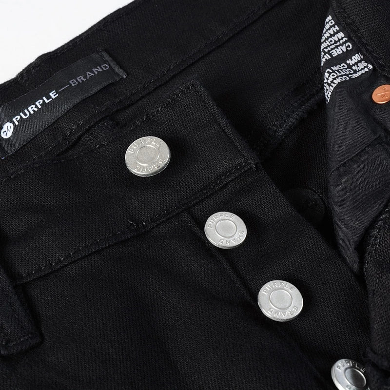 PURPLE JEANS BLACK SLIM FIT - VICE