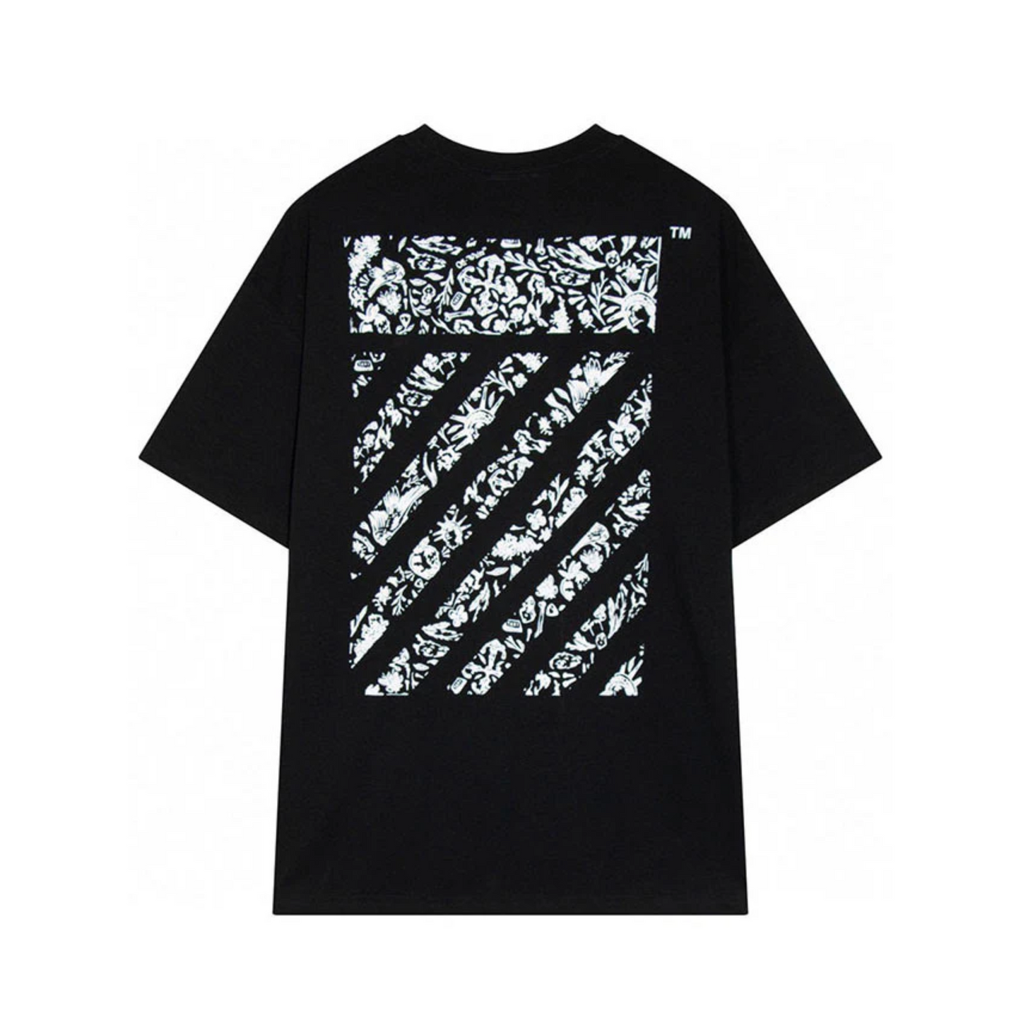 OFF-WHITE DIAGONAL TAB TEE
