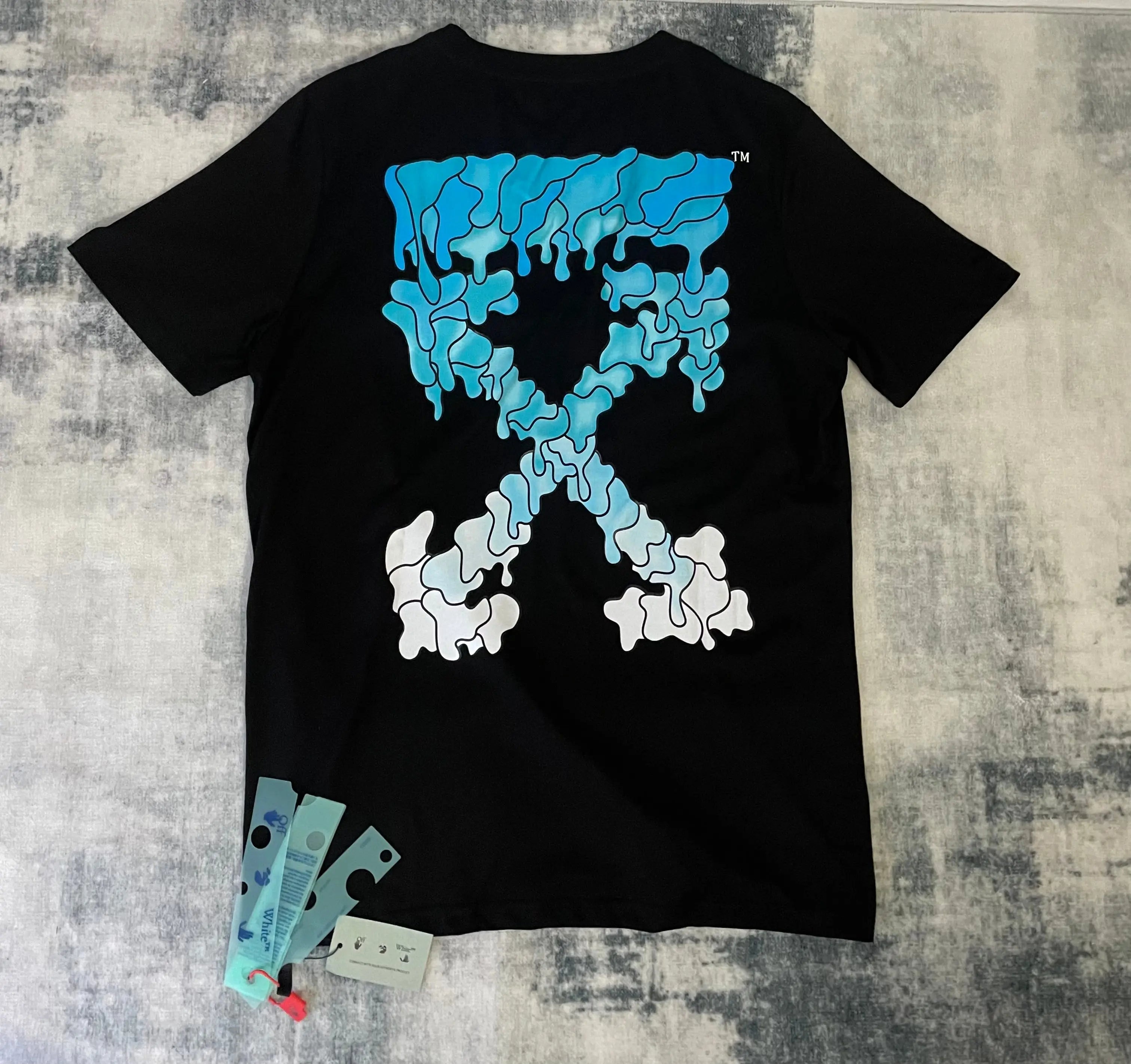 OFF-WHITE BLUE MARKER TEE - VICE