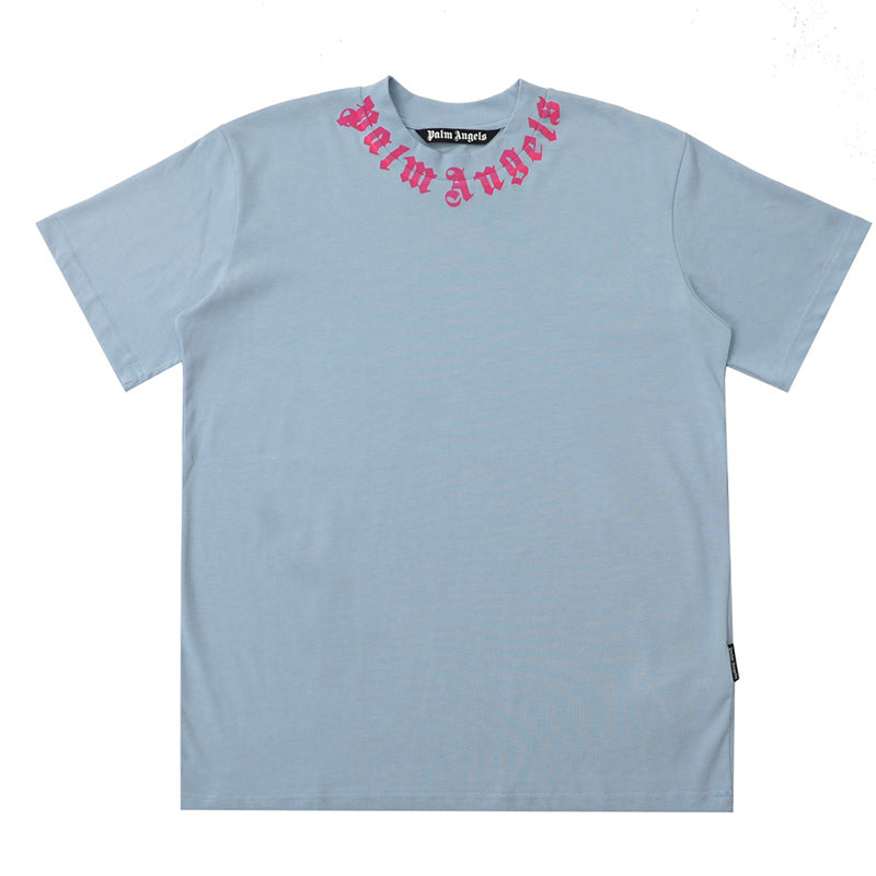 PALM ANGELS NECK LETTERS TEE