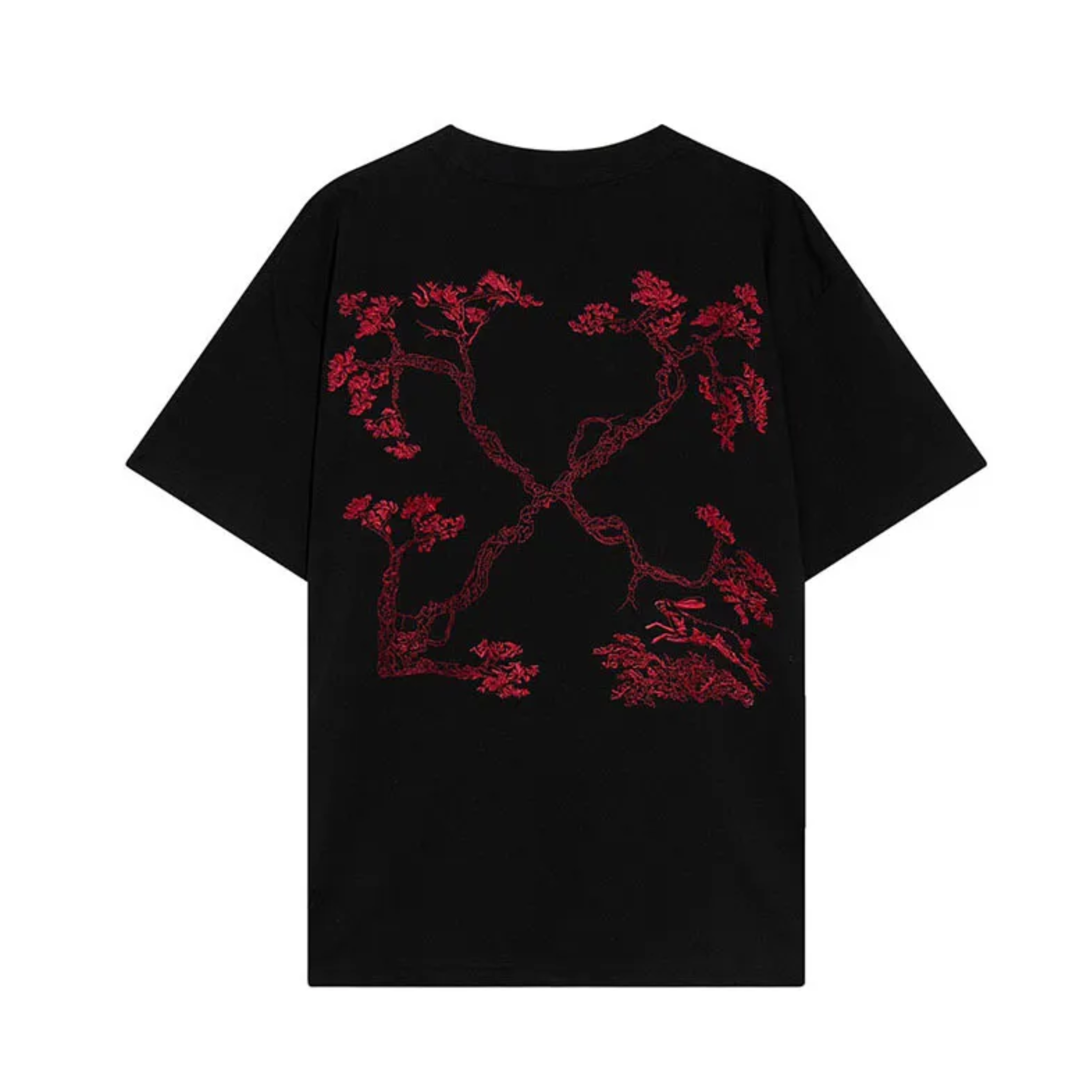 OFF-WHITE RED TREE TEE