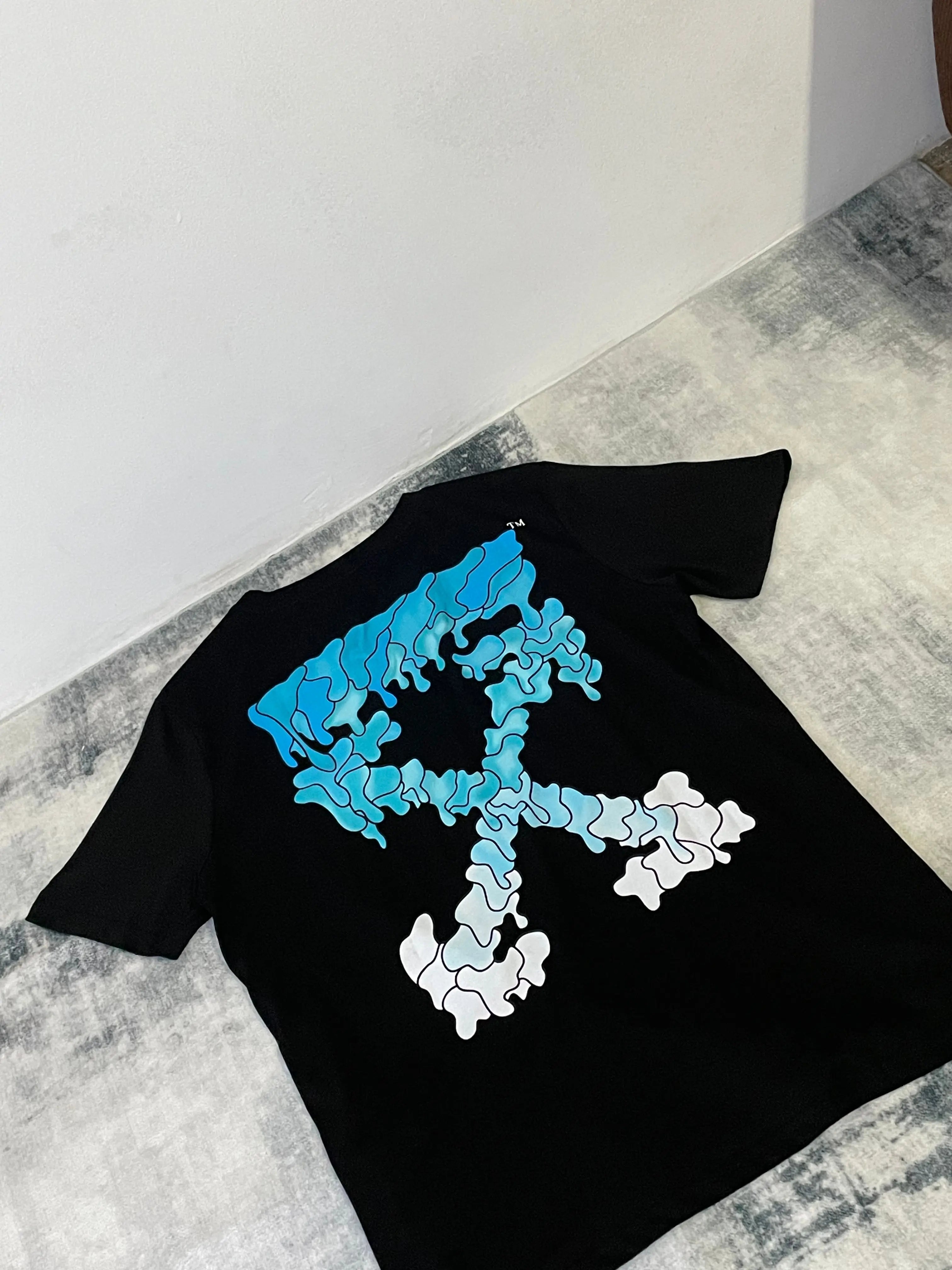OFF-WHITE BLUE MARKER TEE - VICE