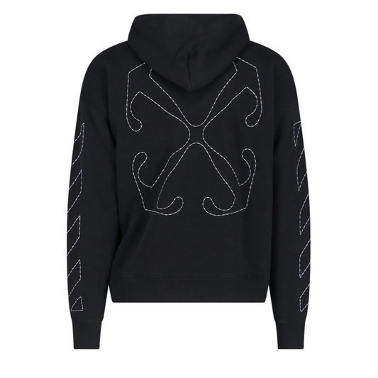 OFF-WHITE BORDER ARROW HOODIE