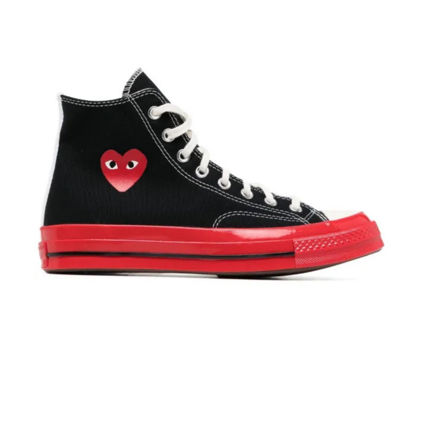 CONVERSE X COMME DE GARÇONS PLAY CHUCK TAYLOR 70 SUELA ROJA