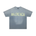 BALENCIAGA TAPE TYPE SKY BLUE FADED TEE - VICE
