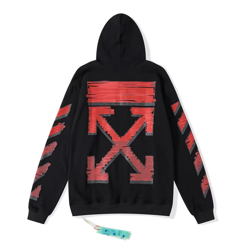 OFF-WHITE RED ARROW HOODIE