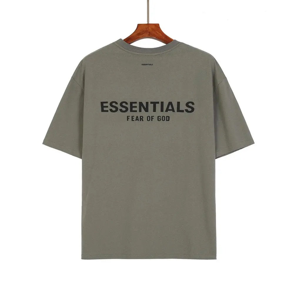 ESSENTIALS CARBON GRAY TEE - VICE