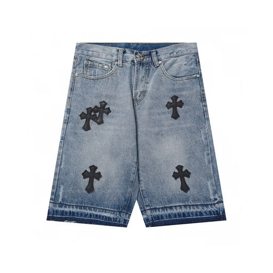 SHORT CHROME HEARTS MEZCLILLA