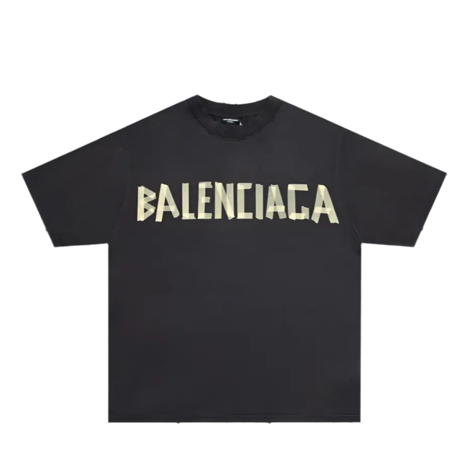 BALENCIAGA TAPE TYPE FADED TEE - VICE