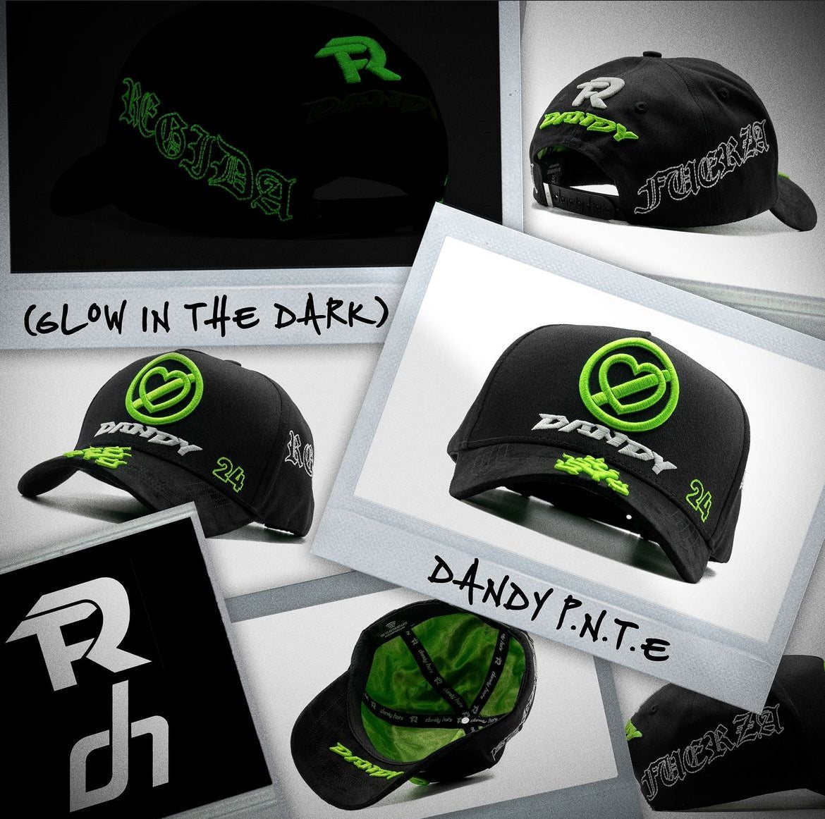 DANDY HATS X FR "PERO NO TE ENAMORES" VERDE - VICE