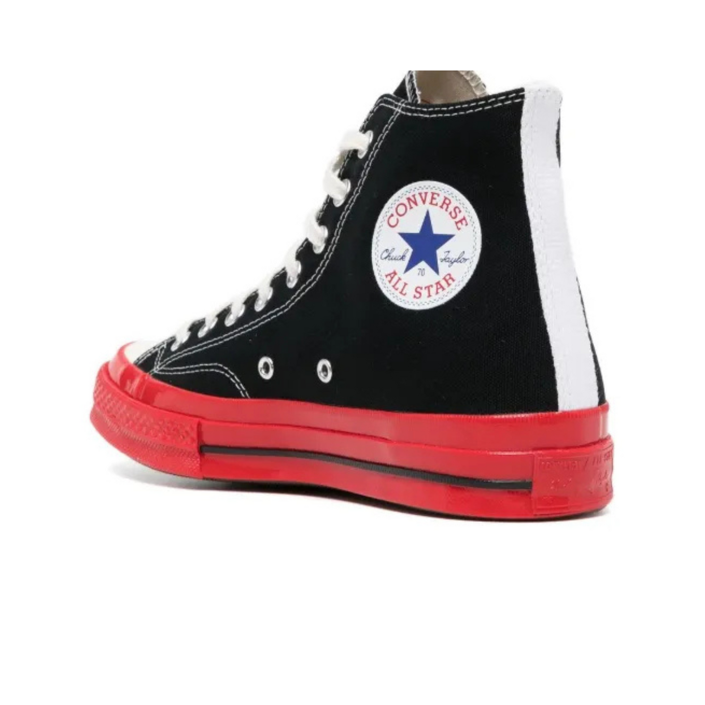 CONVERSE X COMME DE GARÇONS PLAY CHUCK TAYLOR 70 SUELA ROJA