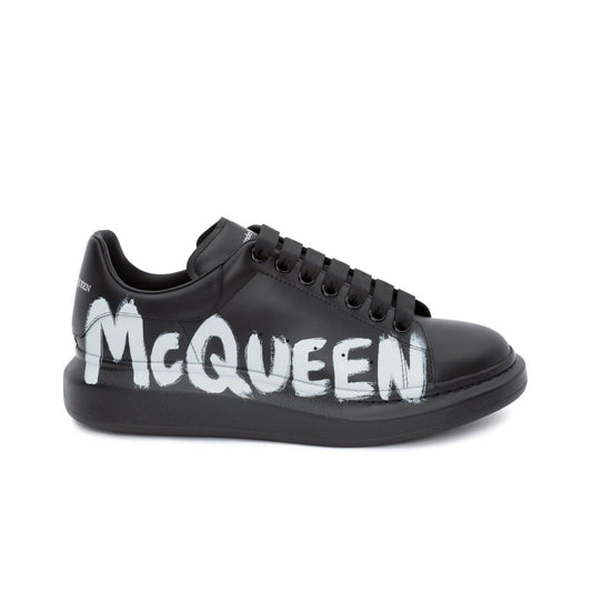 ALEXANDER MCQUEEN OVERSIZE GRAFFITI BLACK-WHITE - VICE