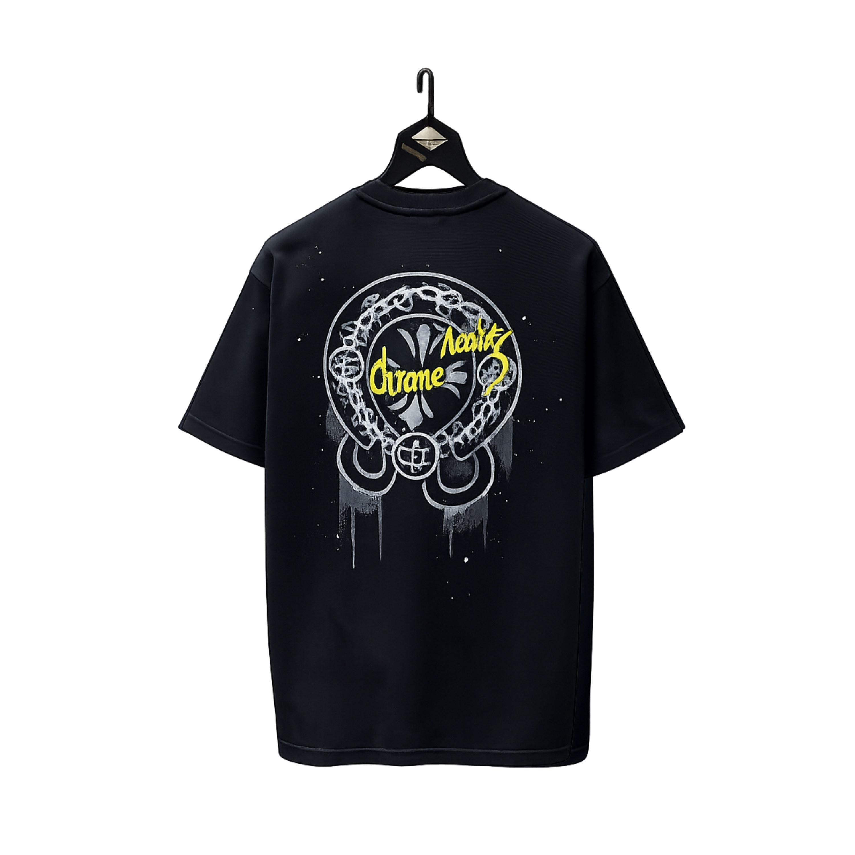 CAMISA CHROME HEARTS TINTED BLACK