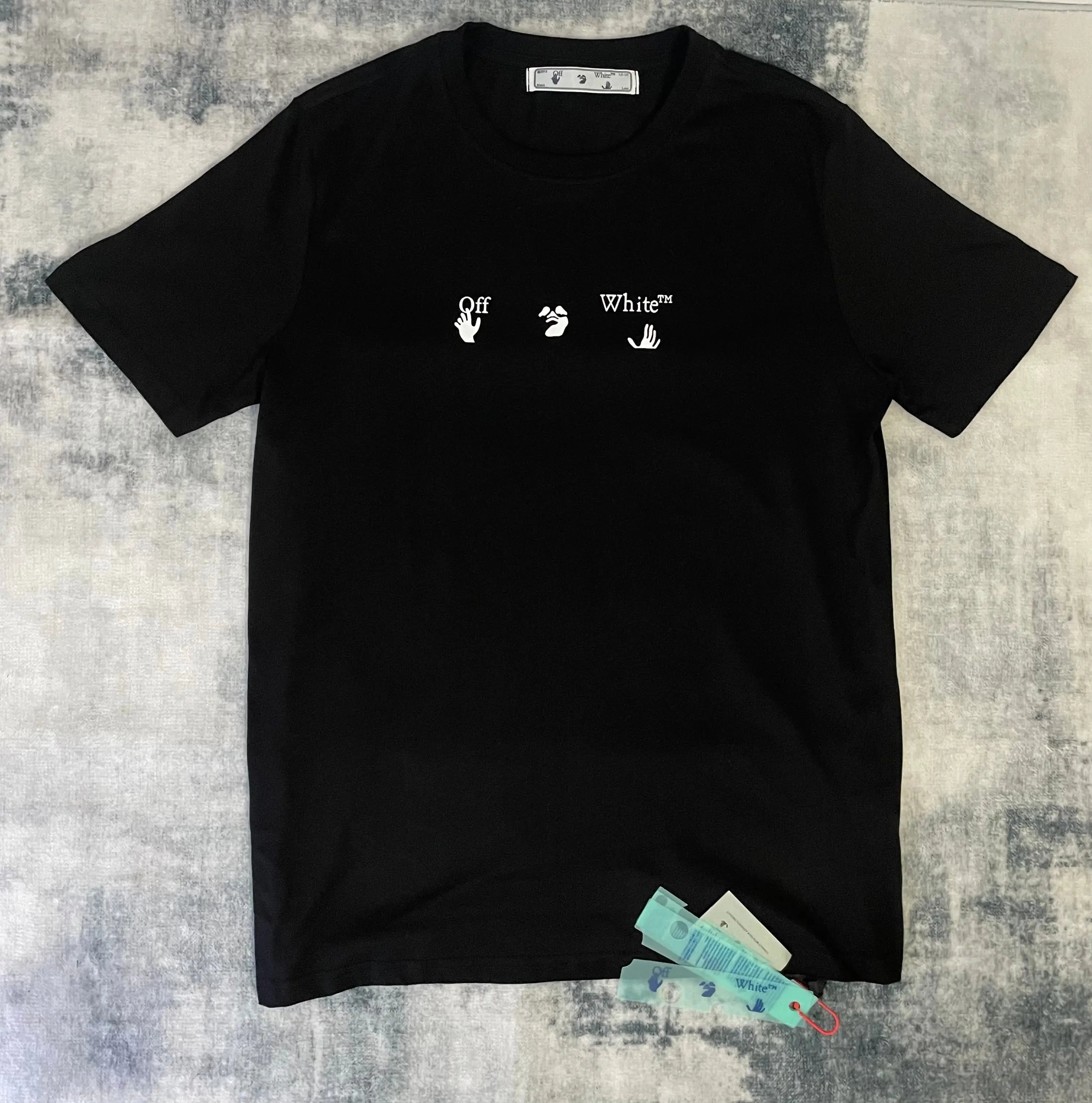 OFF-WHITE BLUE MARKER TEE - VICE