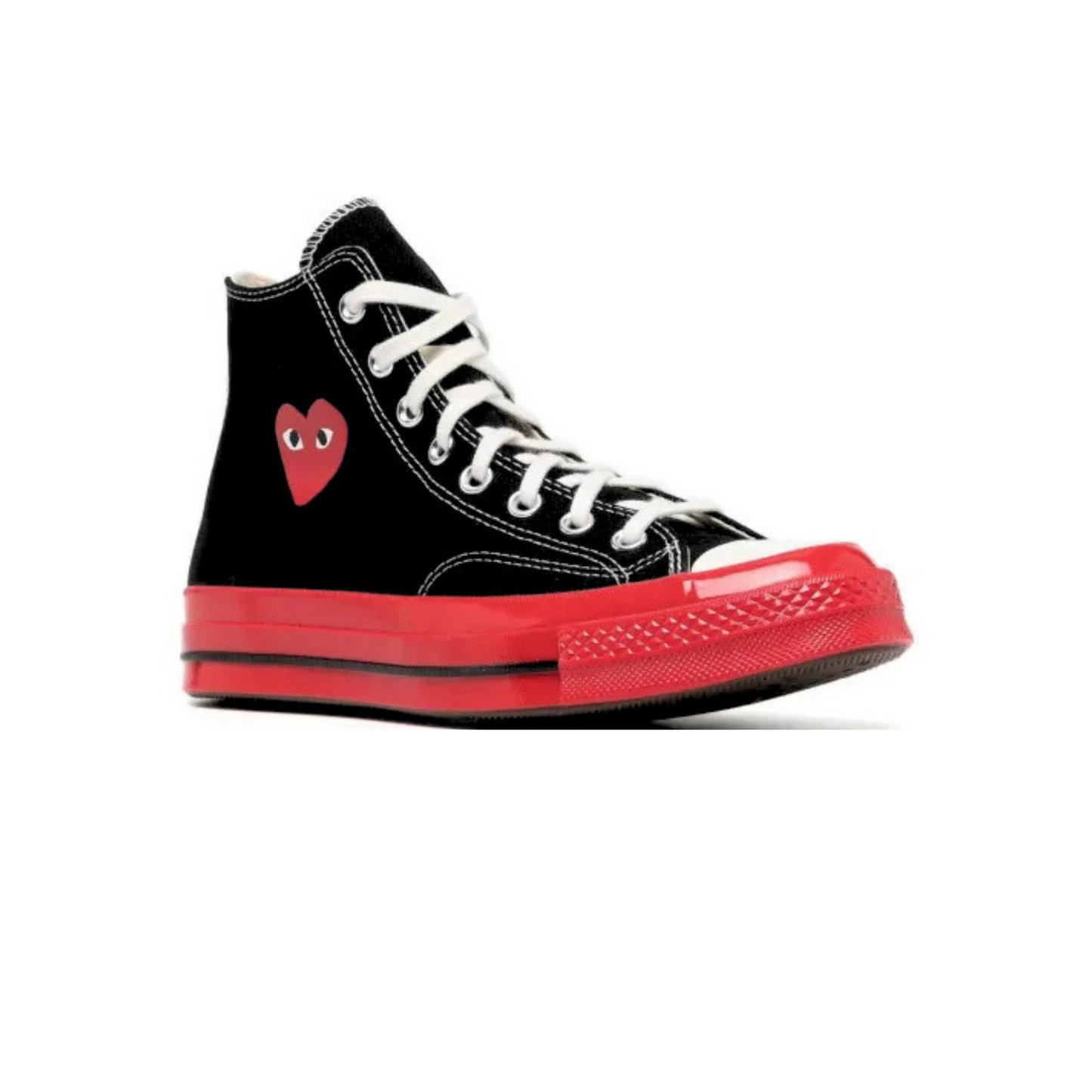 CONVERSE X COMME DE GARÇONS PLAY CHUCK TAYLOR 70 SUELA ROJA