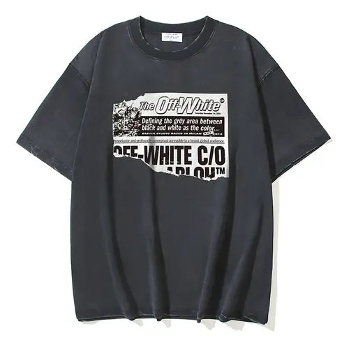 CAMISA OFF WHITE GRAPHIC TEE