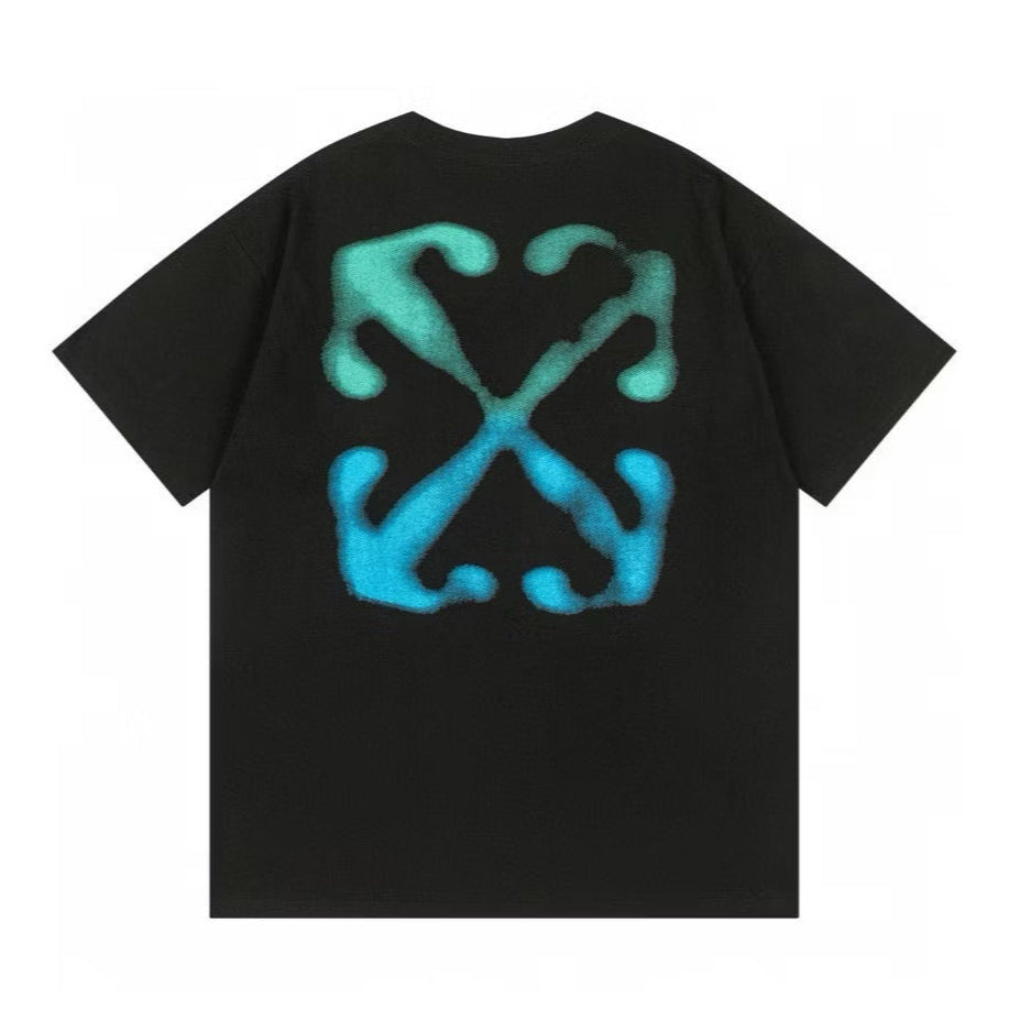 OFF-WHITE BLUE MIXED ARROW TEE VICE