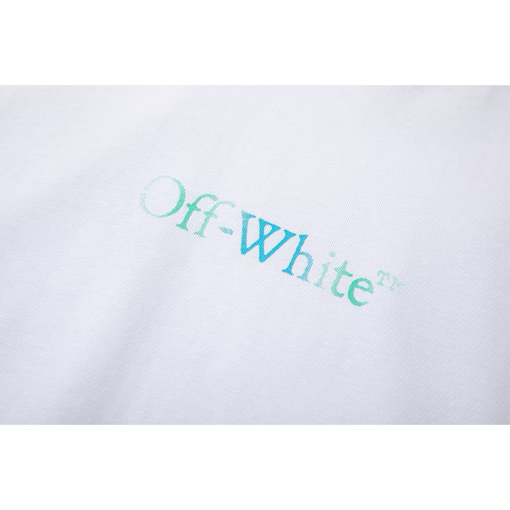 OFF-WHITE BLUE MIXED ARROW TEE VICE