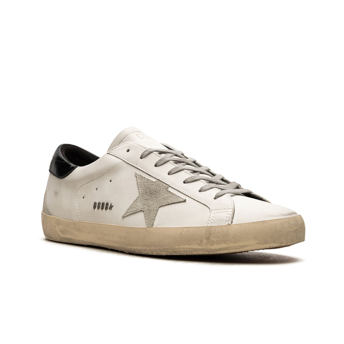 GOLDEN GOOSE SUPER-STAR WHITE/BLACK - VICE