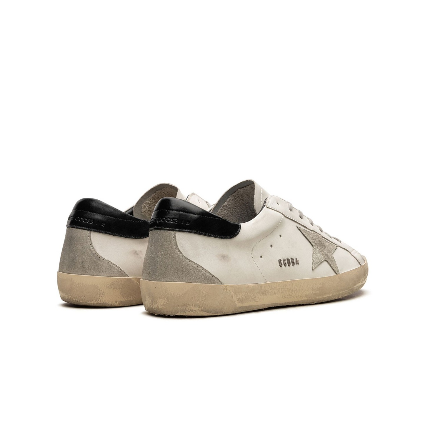 GOLDEN GOOSE SUPER-STAR WHITE/BLACK - VICE