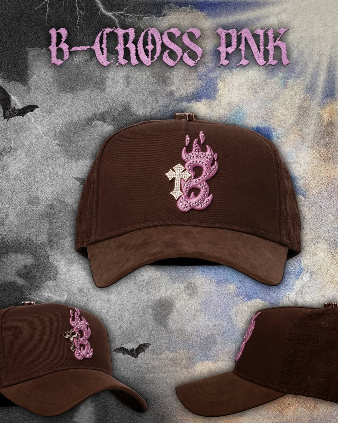 GORRA BARBAS HATS B-CROSS PINK