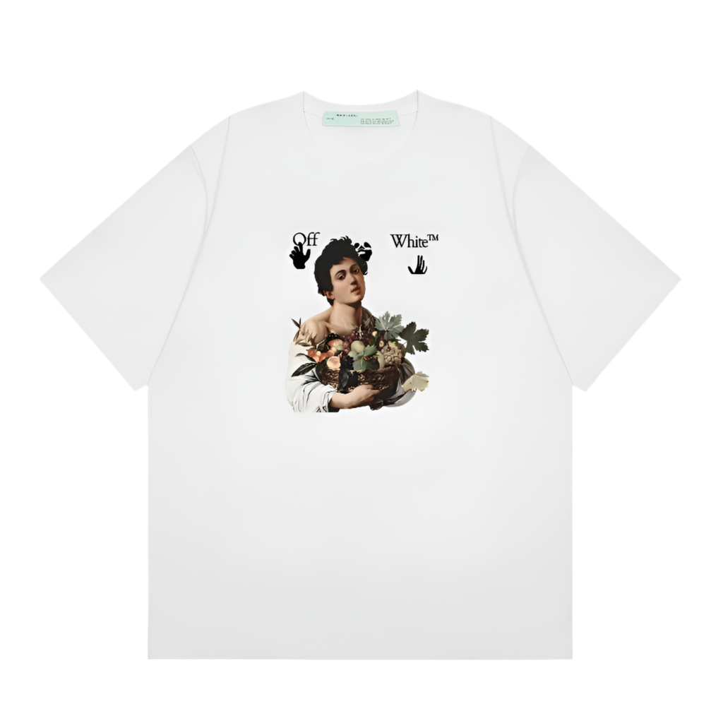 OFF-WHITE BASKET FRUIT TEE - VICE