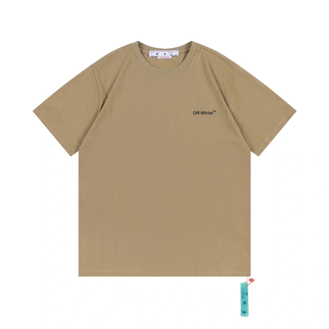 OFF-WHITE BROWN TEE - VICE