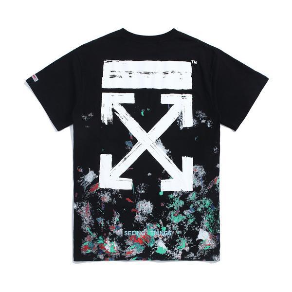 OFF-WHITE GALAXY BRUSHED TEE - VICE