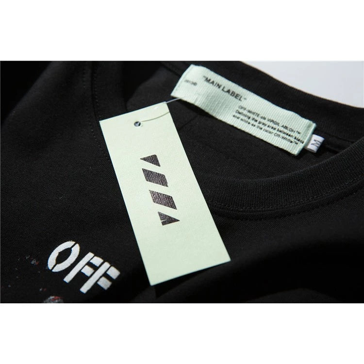 OFF-WHITE GALAXY BRUSHED TEE - VICE