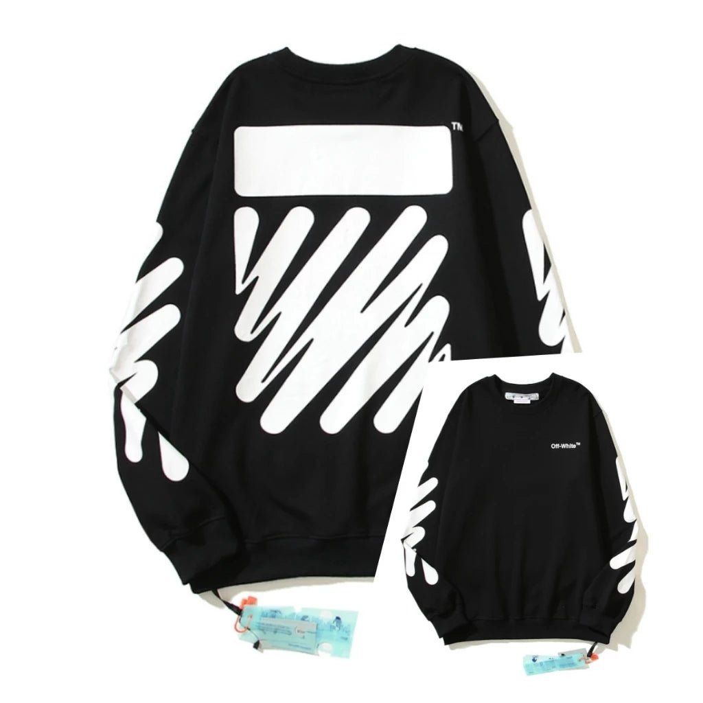OFF-WHITE ZEBRA SWEATER