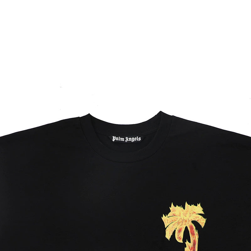 PALM ANGELS FLAME TEE - VICE