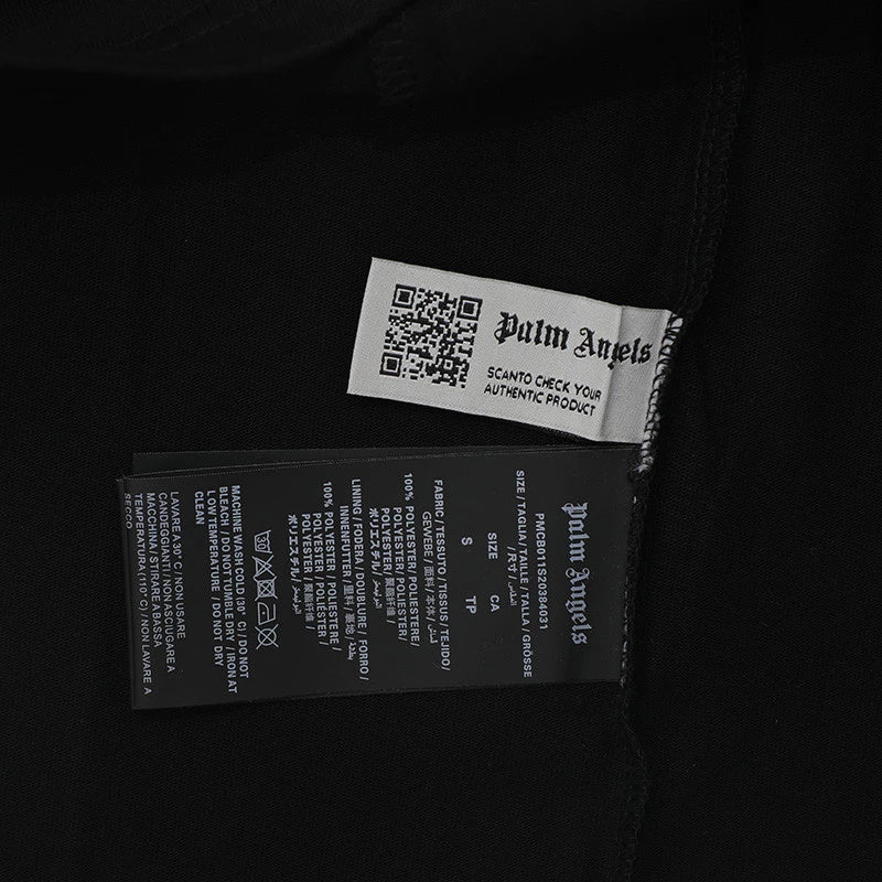 PALM ANGELS FLAME TEE - VICE