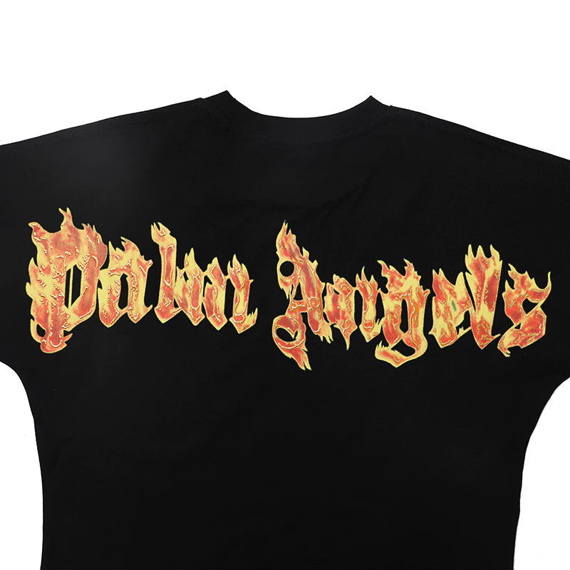PALM ANGELS FLAME TEE - VICE
