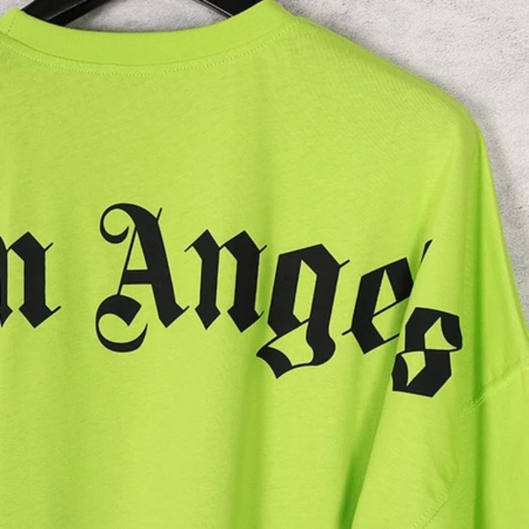 PALM ANGELS GREEN TEE - VICE
