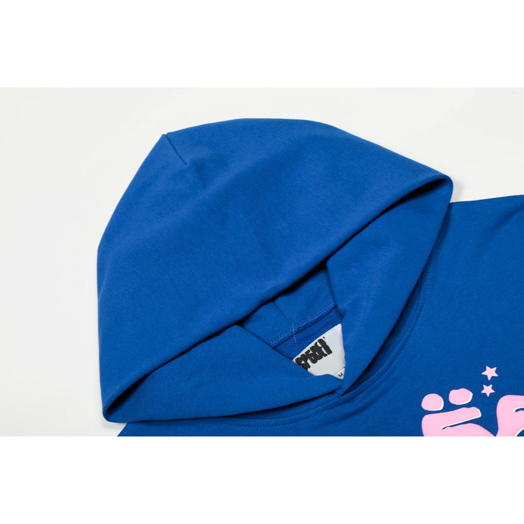 SP5DER BLUE HOODIE