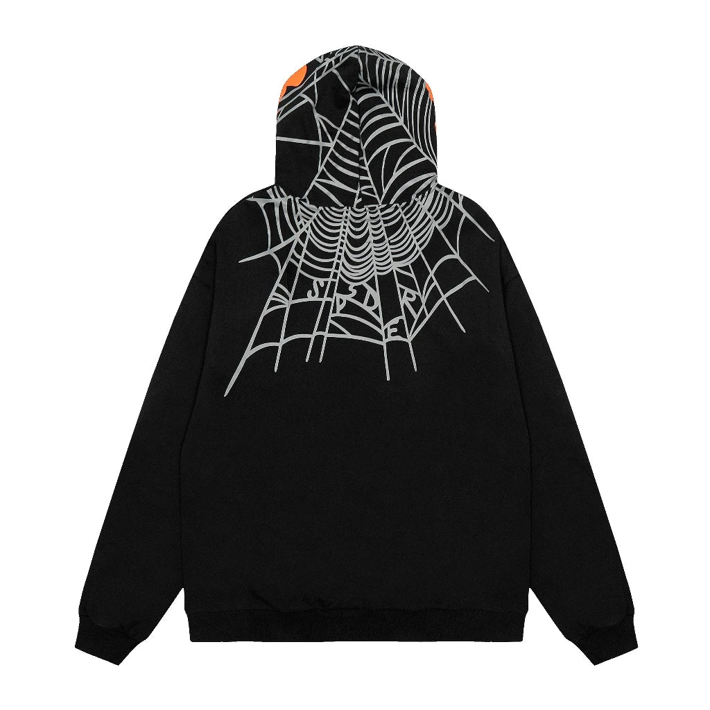 SP5DER WEB BLACK HOODIE