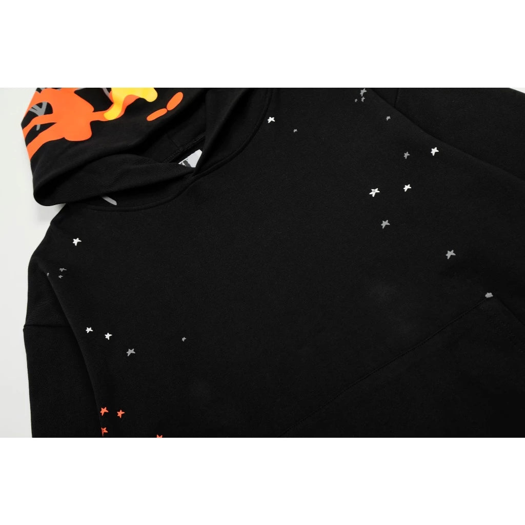 SP5DER WEB BLACK HOODIE