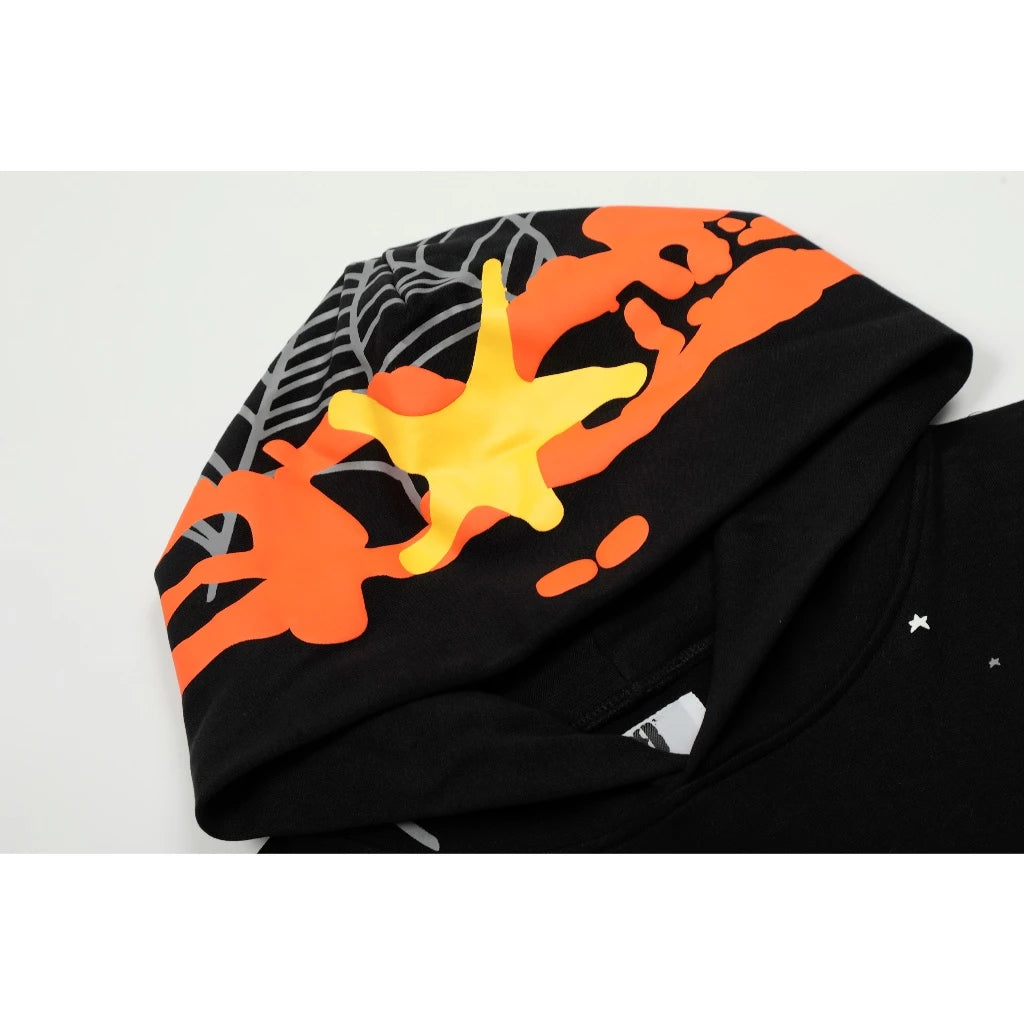 SP5DER WEB BLACK HOODIE