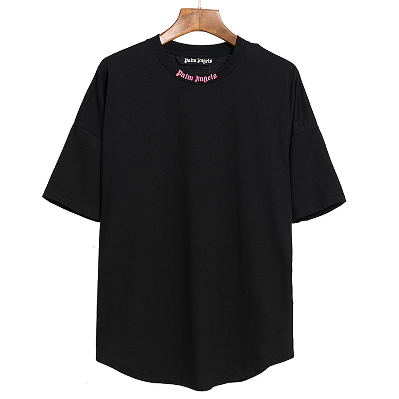 PALM ANGELS PINK LOGO TEE
