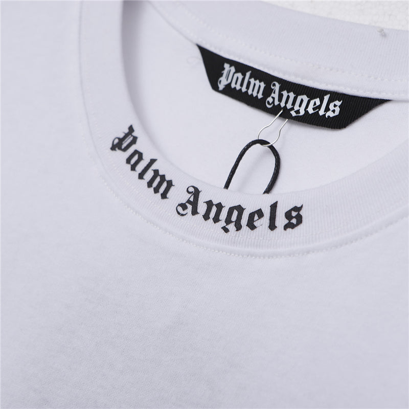 PALM ANGELS PINK LOGO TEE