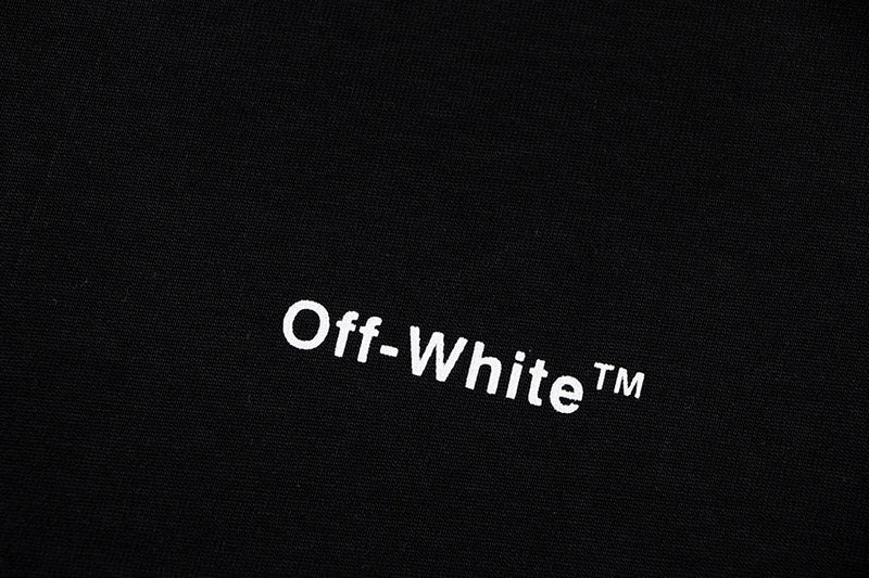 OFF-WHITE DIAGONAL TAB TEE