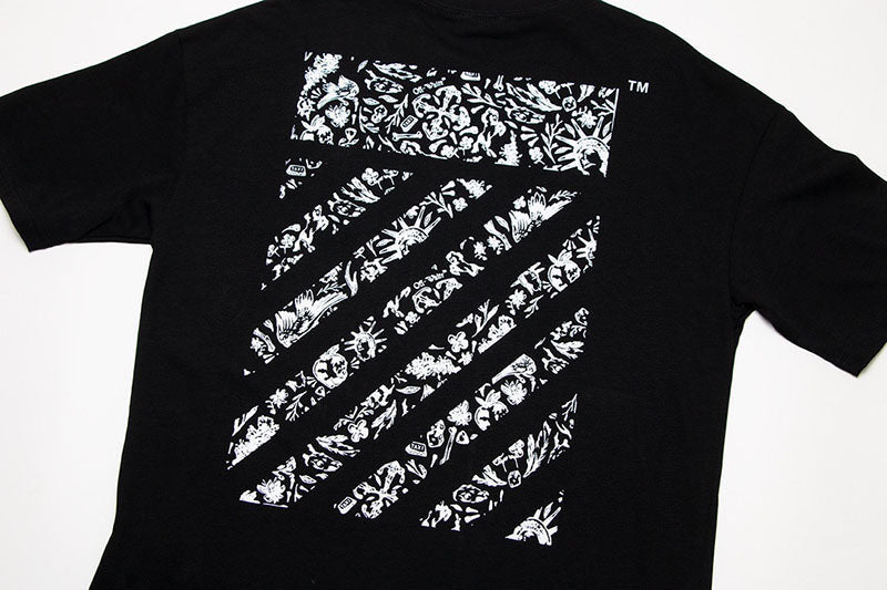 OFF-WHITE DIAGONAL TAB TEE