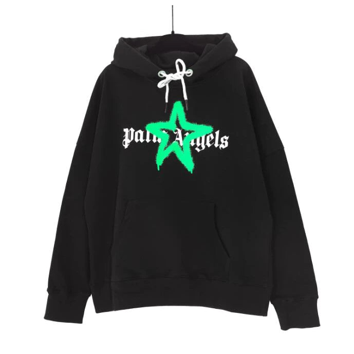 PALM ANGELS STAR SPRAYED HOODIE My Store