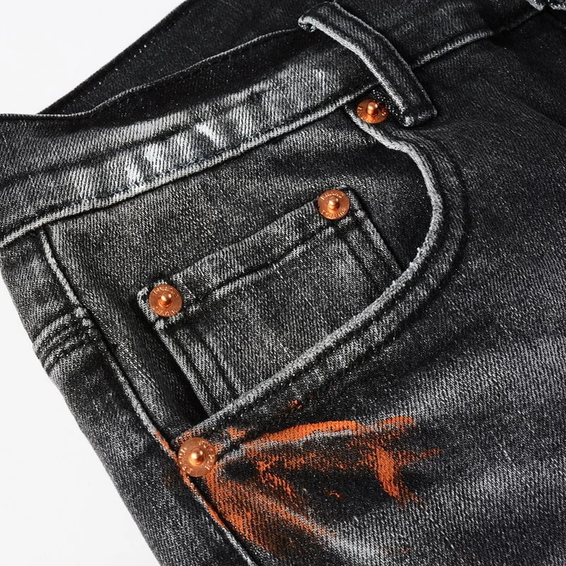 PURPLE JEANS GRAY SLIM FIT - VICE