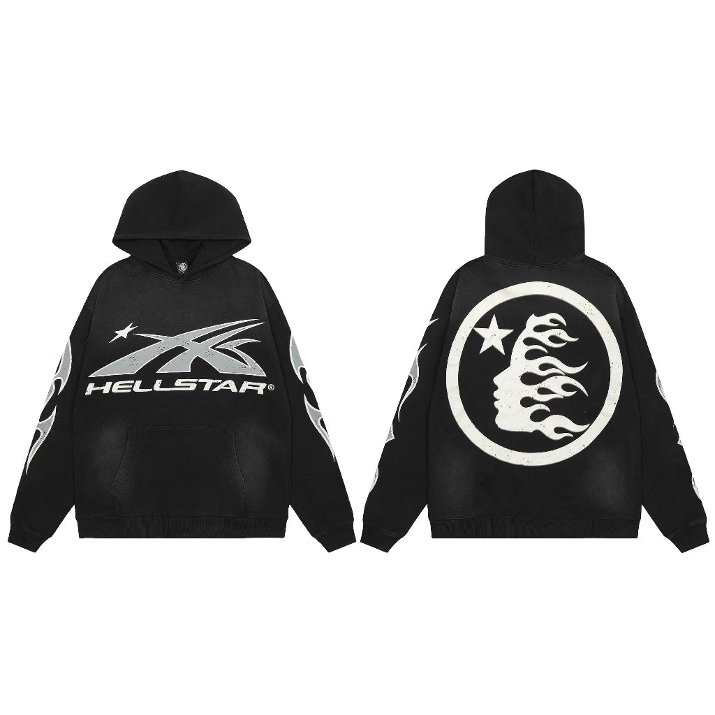 トップス HELLSTAR hoodie HELLSTAR BLACK HOODIE