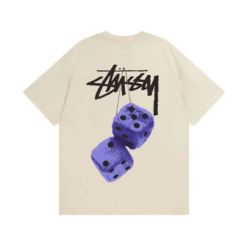STUSSY DICE BEIGE TEE My Store
