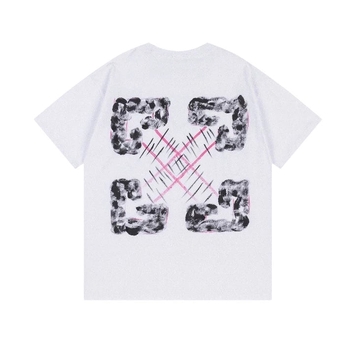 OFF-WHITE SMOKED TEE