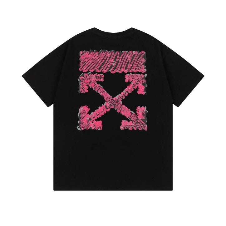 OFF-WHITE PINK ARROW TEE